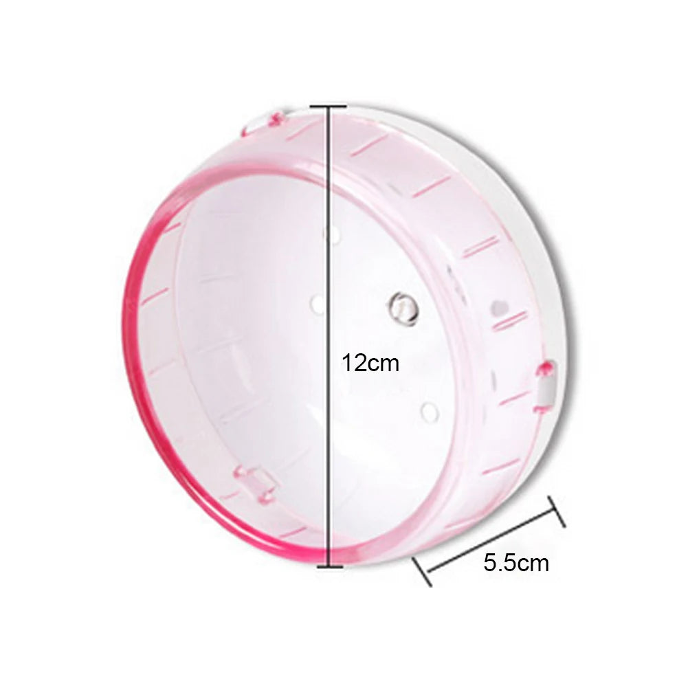 Small Pets Guinea Pig Hamster Wheel Running Sports Round Wheel Hamster Cage Accessories Gerbil Exercise Wheel for Animal Pet Toy