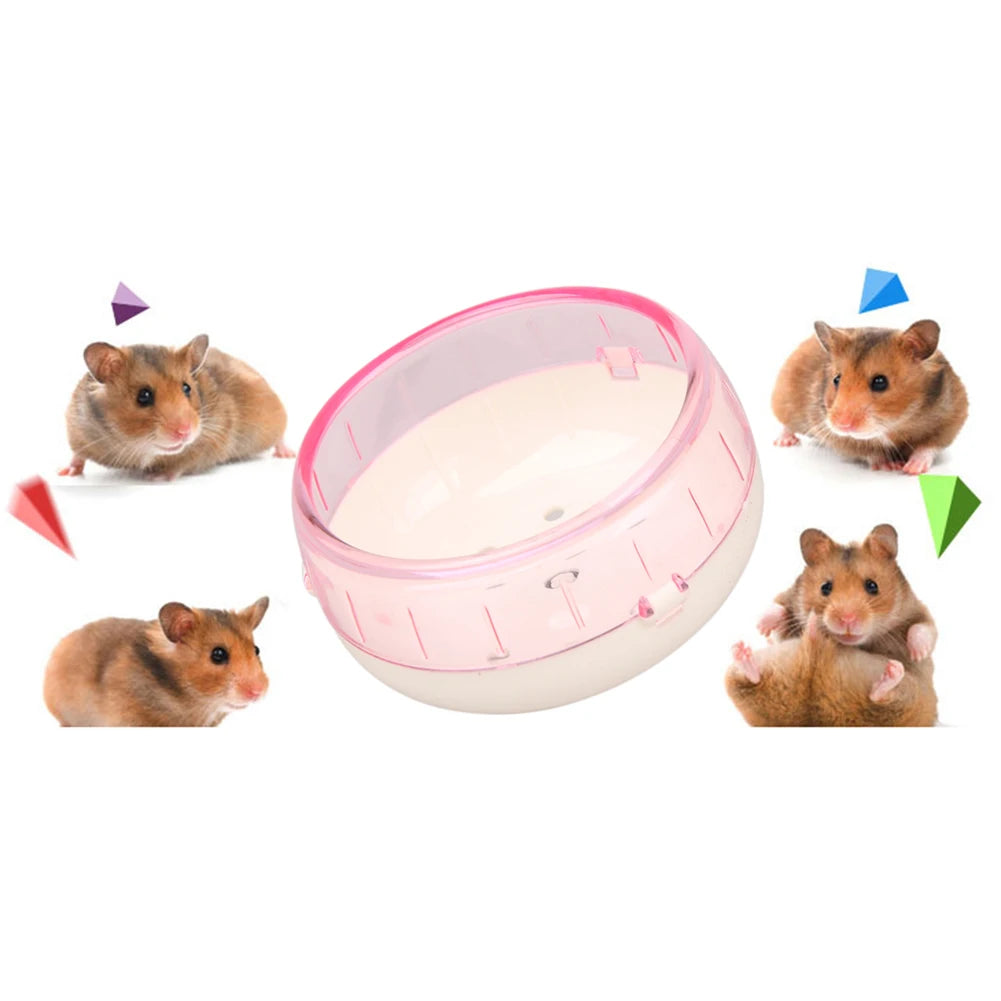 Small Pets Guinea Pig Hamster Wheel Running Sports Round Wheel Hamster Cage Accessories Gerbil Exercise Wheel for Animal Pet Toy