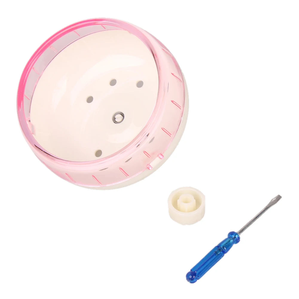 Small Pets Guinea Pig Hamster Wheel Running Sports Round Wheel Hamster Cage Accessories Gerbil Exercise Wheel for Animal Pet Toy