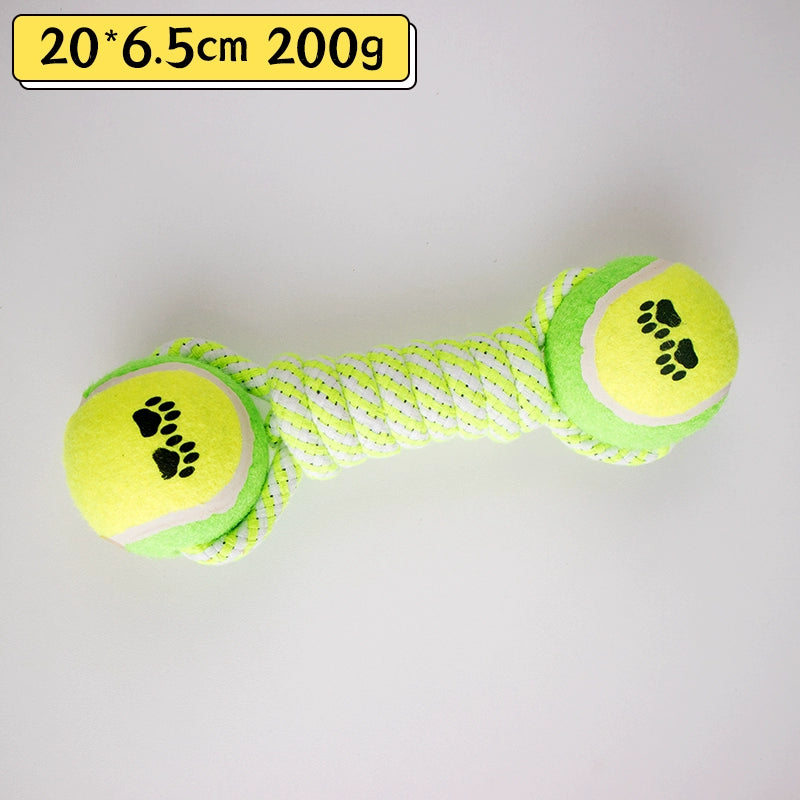 Pet Supplies Labrador Tooth Cleaning Dumbbell Ball Toy