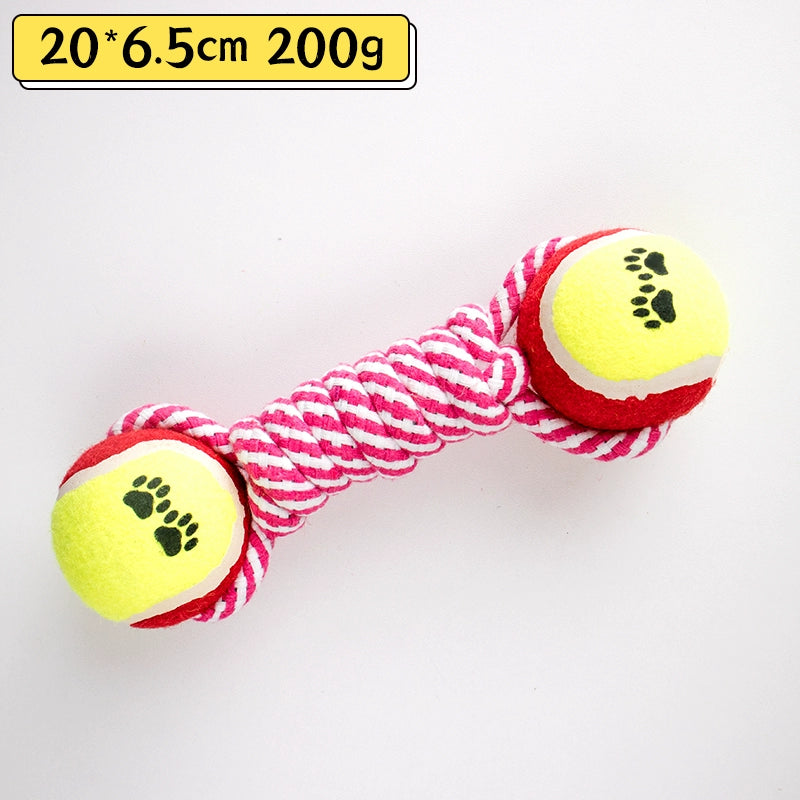 Pet Supplies Labrador Tooth Cleaning Dumbbell Ball Toy