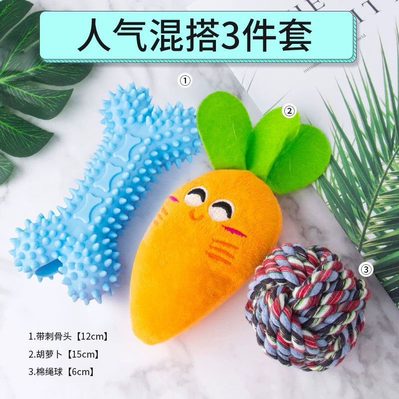 Bite-Resistant Vocalization Teddy Small Size Dogs Golden Retriever Relieving Stuffy Dog