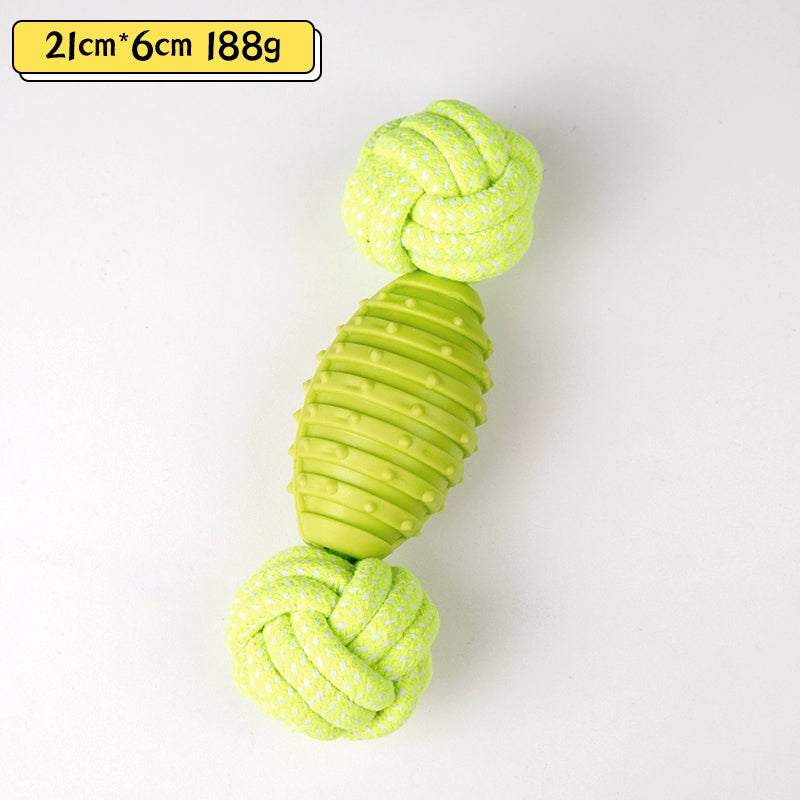 Pet Supplies Labrador Tooth Cleaning Dumbbell Ball Toy