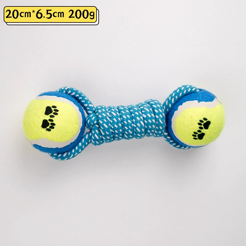 Pet Supplies Labrador Tooth Cleaning Dumbbell Ball Toy