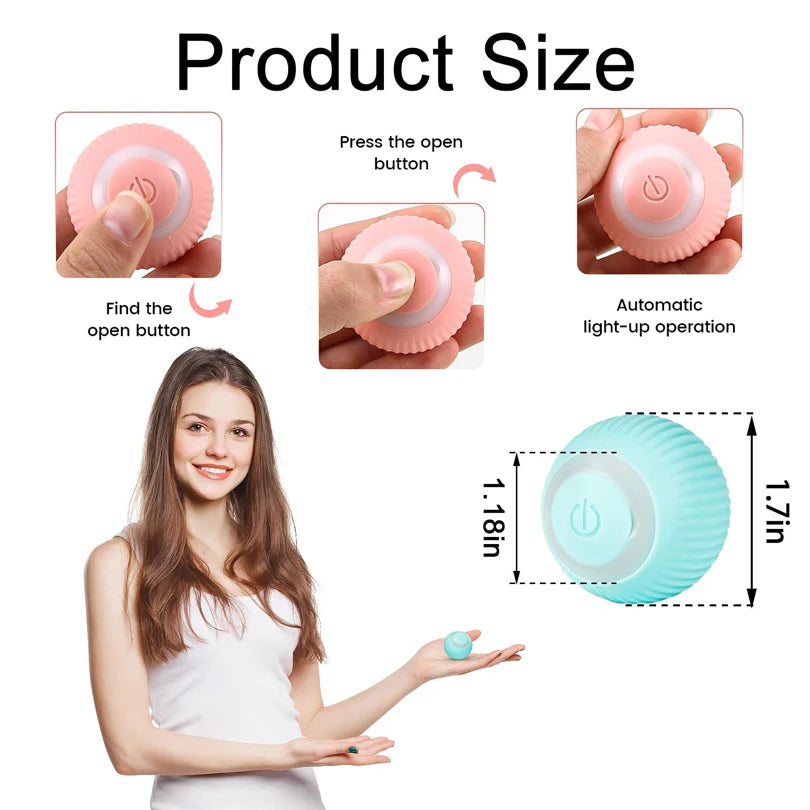 Smart Interactive Cat Toy Ball