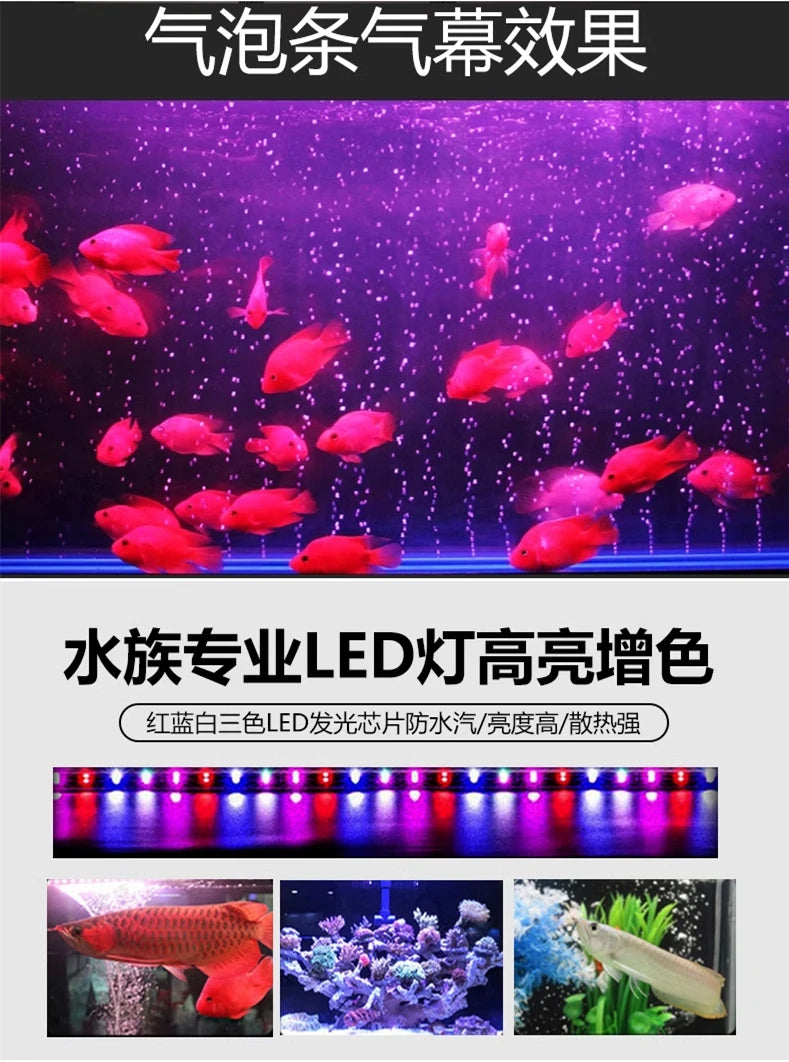 ZK Super White Fish Tank Aquarium Living Room Floor Home Partition Screen Bottom Filter Fish Tank