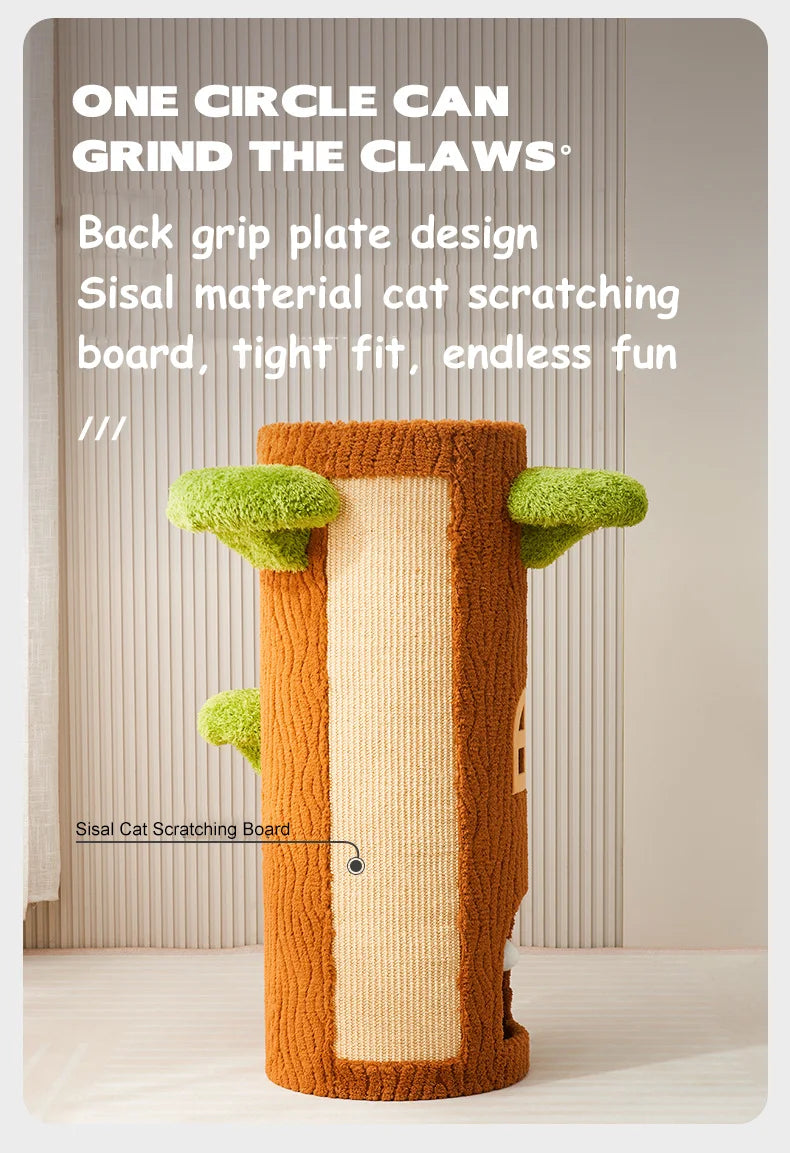 Cozy Large Multi-Level Cat Tree Tower Sisal Scratching Posts Felt Bed Cat Climbing Frame Furniture Toy for Your Feline Friend
