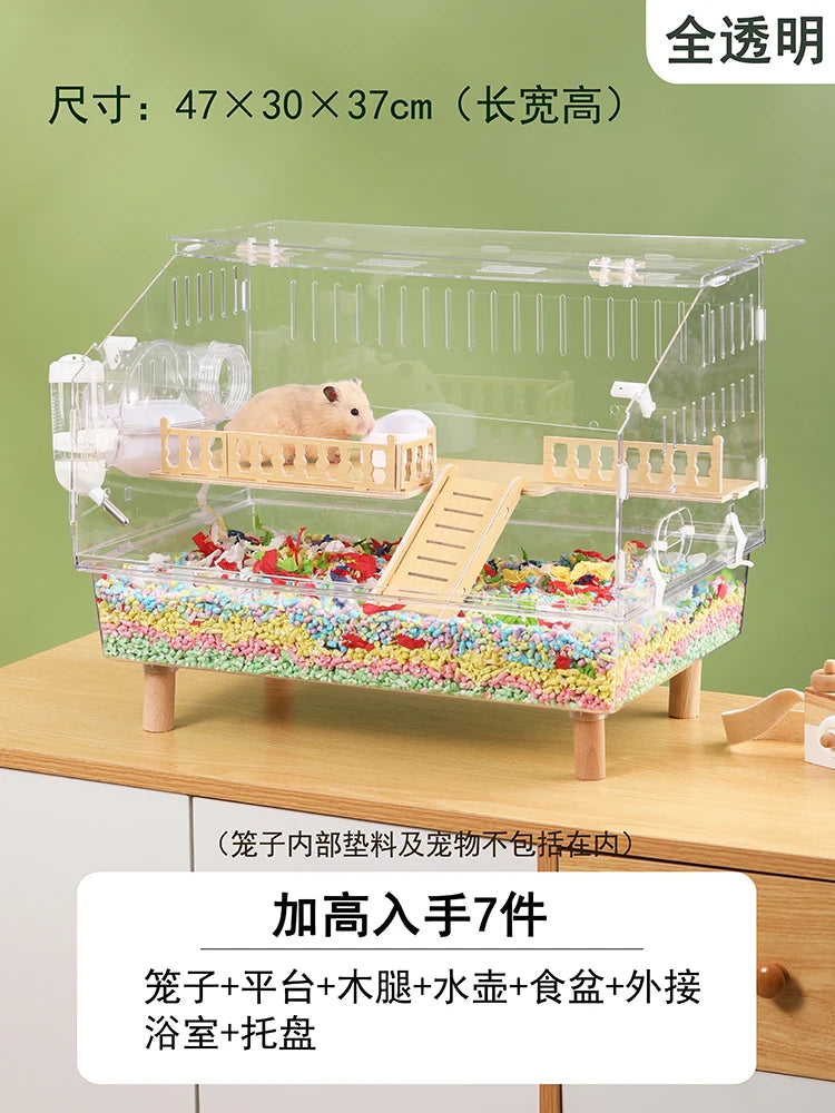 Hamster Cage Djungarian Hamster Special Cage Super Cheap Big Villa Basic Cage All Products Set Complete