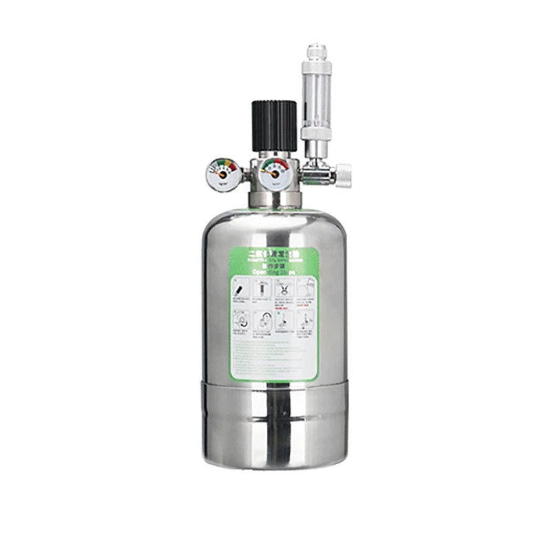 CO2 Generator Filter Value Double Meter Fish Tank CO2 Control Carbon Fiber Filter Element Accessories Filter Aquarium DIY