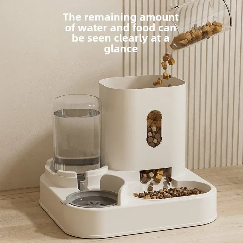 Automatic Feeder with Water Fountain