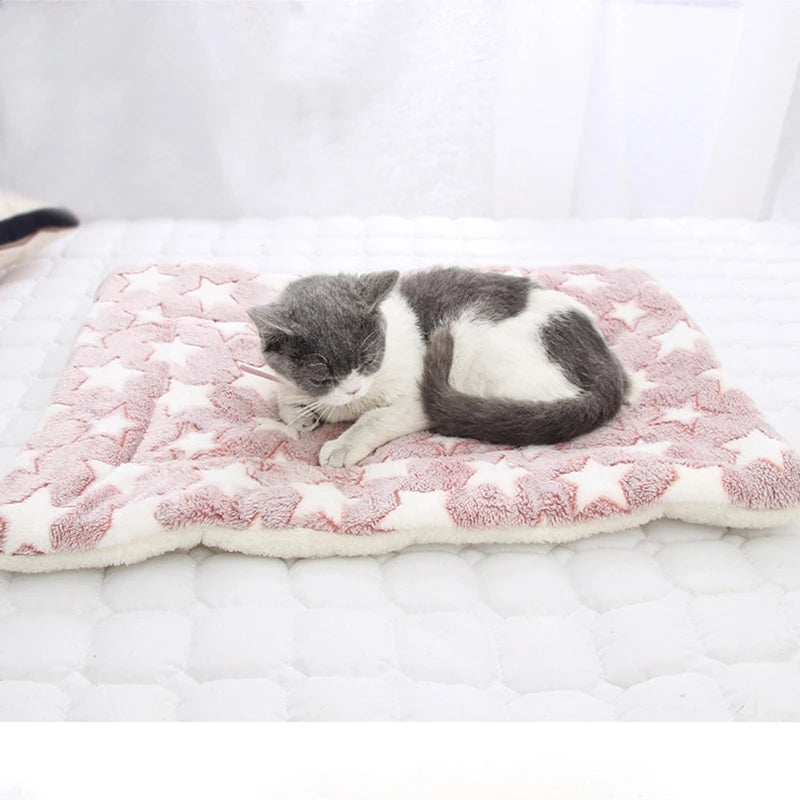 Soft Flannel Pet Bed Blanket