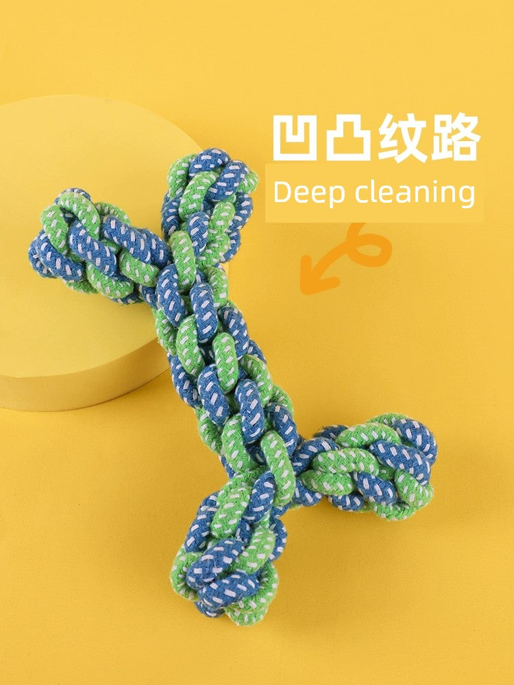 Knot Ball Labrador Border Collie Golden Retriever Tug of War Rope Dog