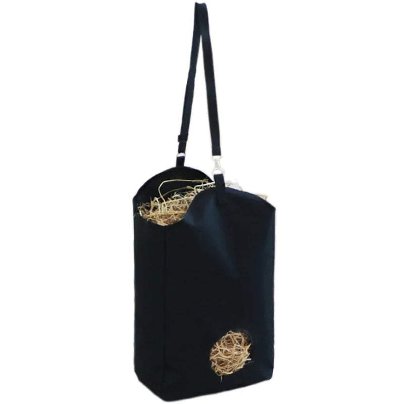 Large Capacity Hay Storage Bag Outdoor Slow Feeding Horse Hay Bag Stable Portable Feeding Storage Tool Horse Care Products
