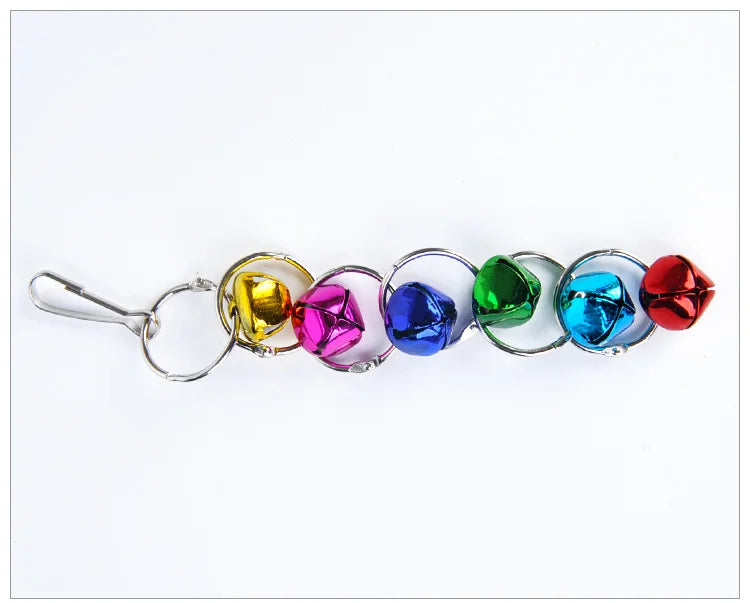Bird Cage Toys for Parrots Wood Birds Swing Reliable Chewable Bite Bridge Wooden Beads Shape Parrot Toy Bird Accessories