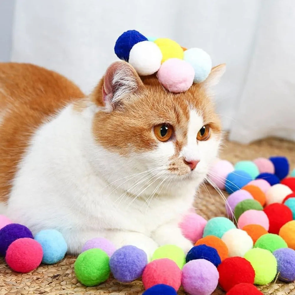 Plush Ball Shooting Gun Cat Toy