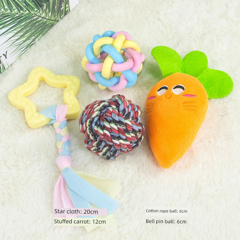 Sound Small Teddy/Pomeranian Corgi Toy Ball Puppy