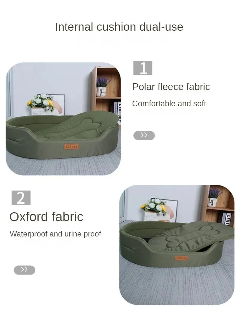 Fluffy Cushion Pet Bed Sofa