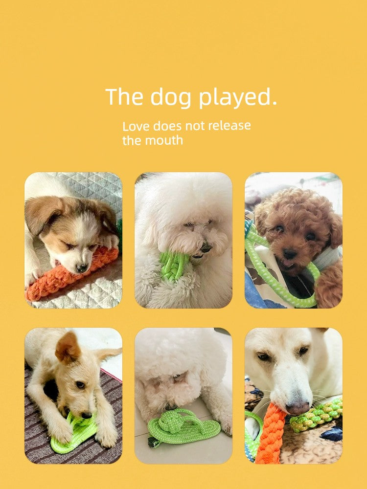 Knot Ball Labrador Border Collie Golden Retriever Tug of War Rope Dog