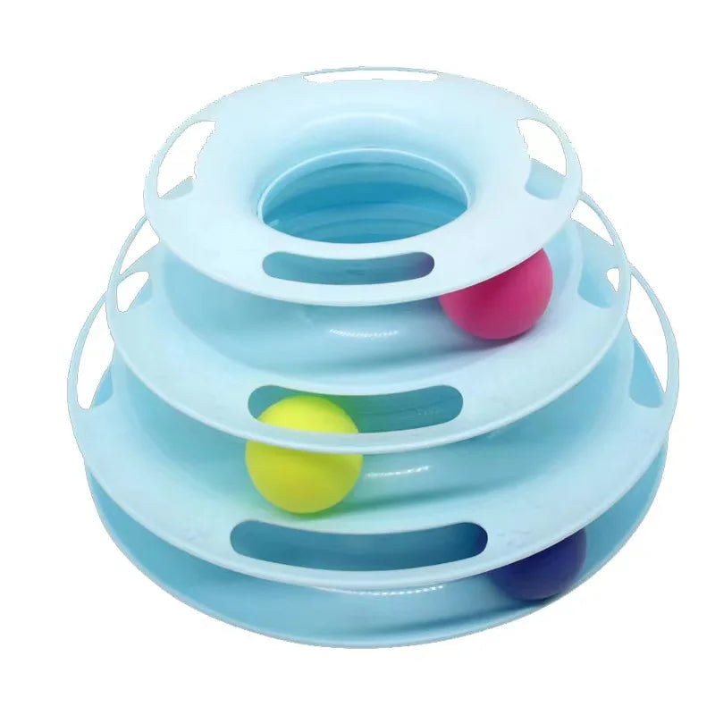 4-Level Interactive Cat Toy