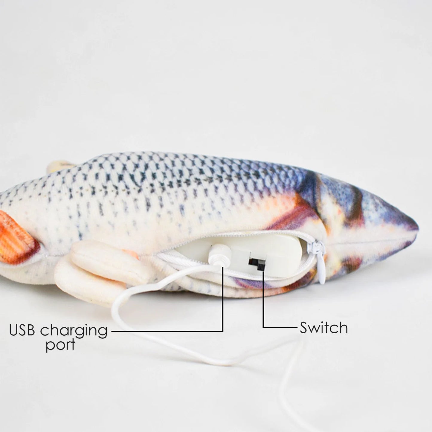 Interactive Electric Fish Cat Toy