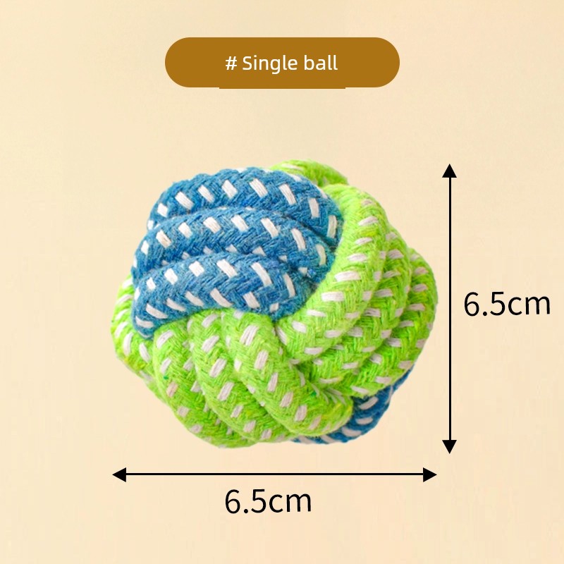 Knot Ball Labrador Border Collie Golden Retriever Tug of War Rope Dog