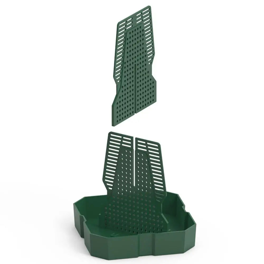 Bearded Dragon Feeder Chameleon Feeder Tank And Aquarium Accessories Professional Live Worm Organizer Anti-Escape Superworm