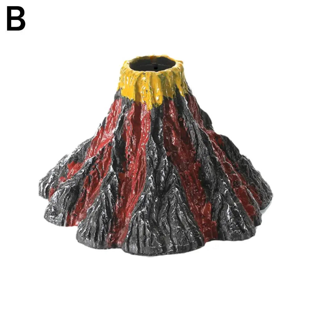 Creative Volcanic Landscape Ornaments Aquarium Crafts Volcanic Eruption Fish Tanks Fish And Shrimp Shelters House Decorations