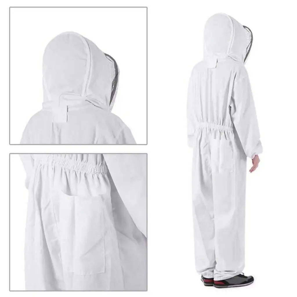 Beekeeper Protective Suit Bee Keeping Equipment Beekeeping Jacket White New