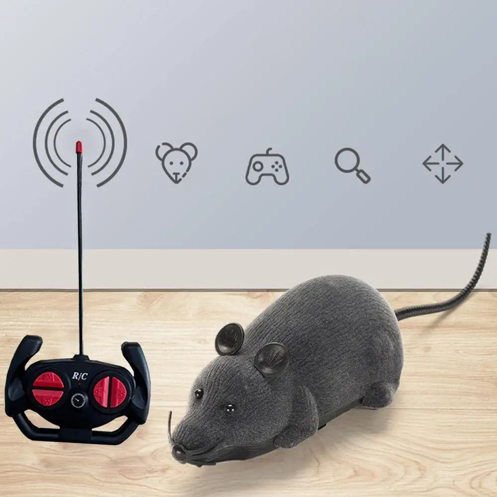 Electronic Mouse Cat Toy Mouse Interactive Cat Toys Wireless Electronic Mouse A Better Gift For Your Cats Dogs Pets Children And