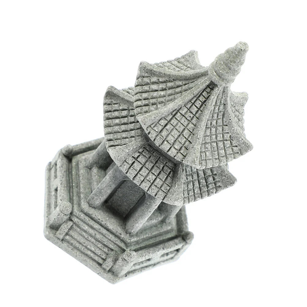 Decorations Mini Lanterns Statue Aquarium Hiding Cave Gardening Sandstone Pagoda Outdoor Accessories