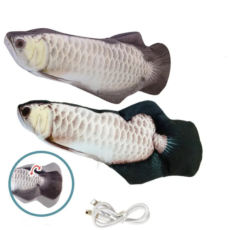 Interactive Electric Fish Cat Toy