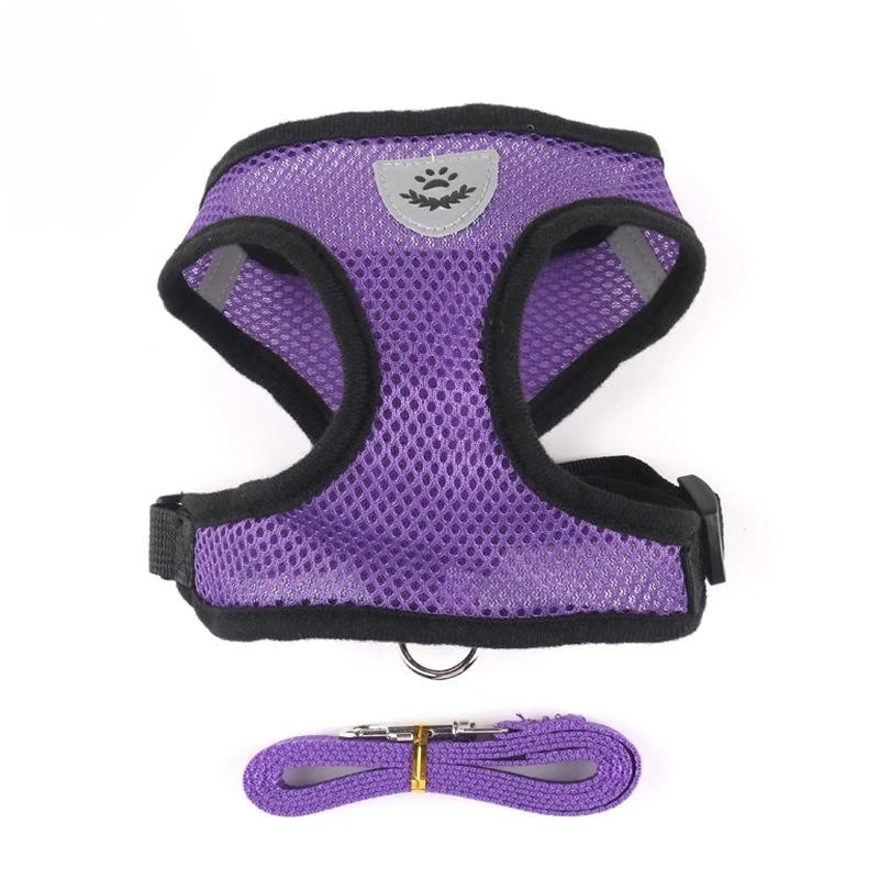 Adjustable Leash Reflective Harness