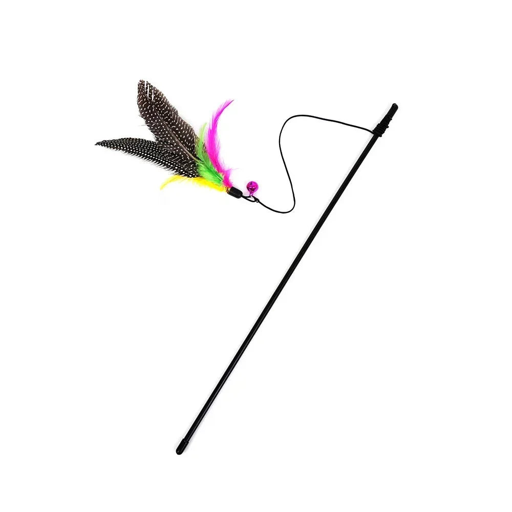 Funny Kitten Teaser Toy Rod