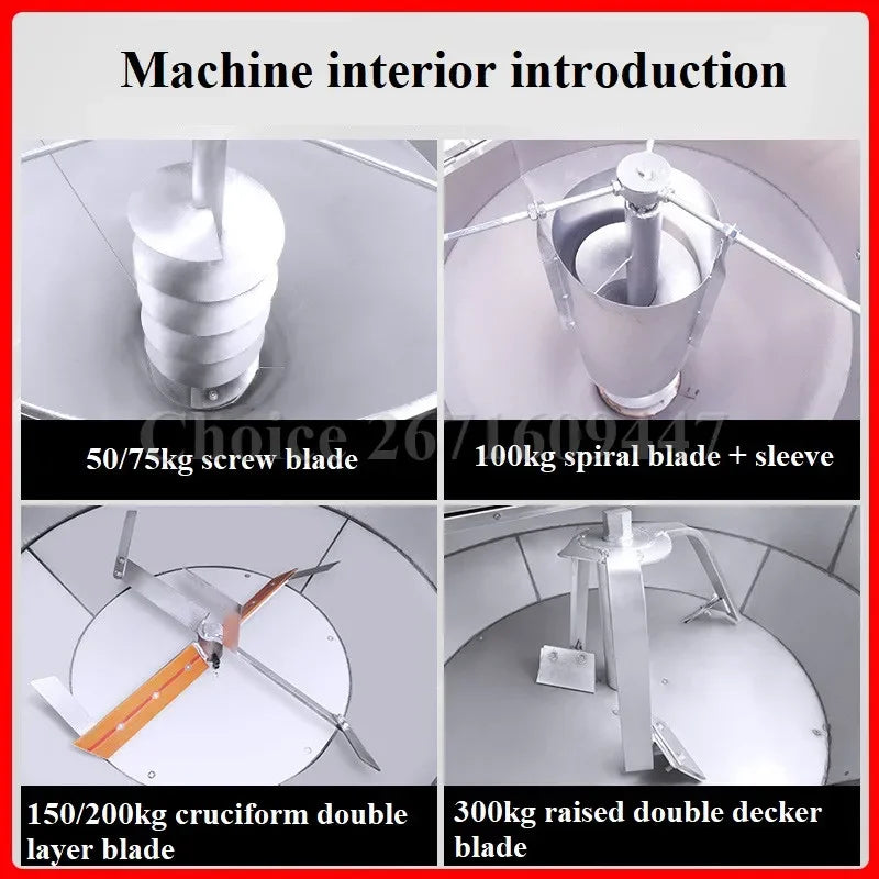 Stainless Steel Electric High Speed Fish Cow Horse Feed Powder Mixer Blender Animal Feed Combination Machine