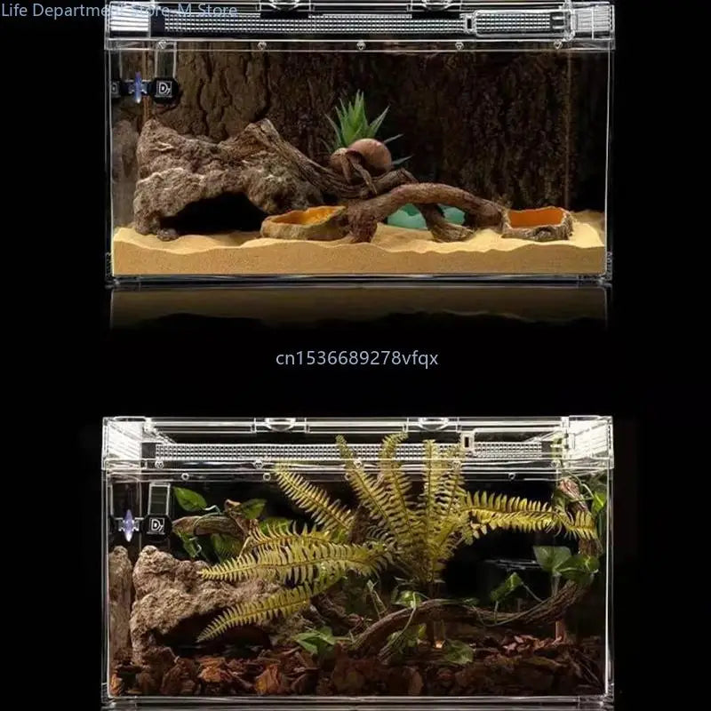 Fish Hiding Rock Cave Aquarium for Turtle Basking Hide Habitat Shelter Decorations Snake Terrarium Orname