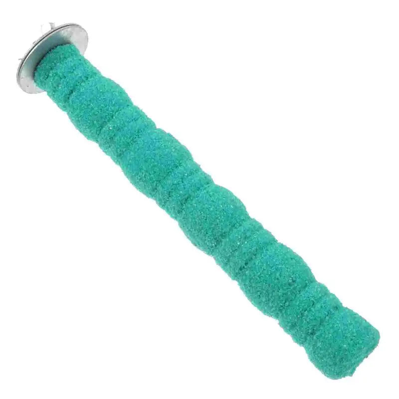 Parrot Claw Grinding Stick Wooden Stick Bird Perching Sand Parakeet Grinding Bar Teeth Bite Toy Pet Bird Chew Toy Parrot Cage