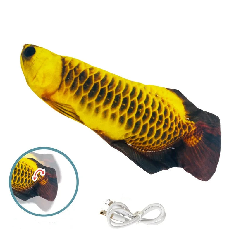 Interactive Electric Fish Cat Toy