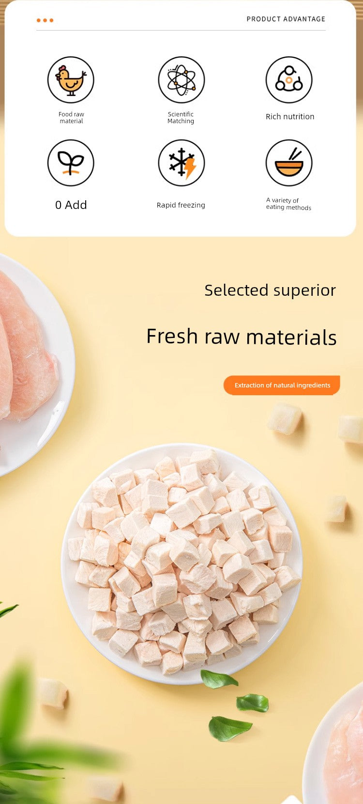 Freeze-Dried Chicken Cat & Dog Snacks