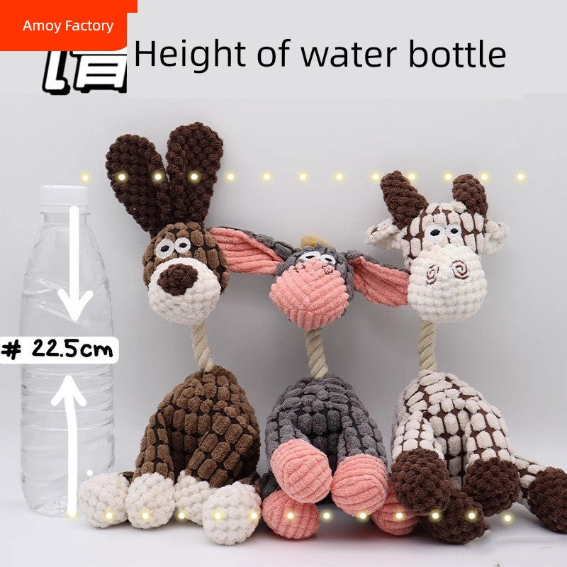 Gnawing Teeth Cleaning Sound Relieving Stuffy Small Size Dogs Pet Dog