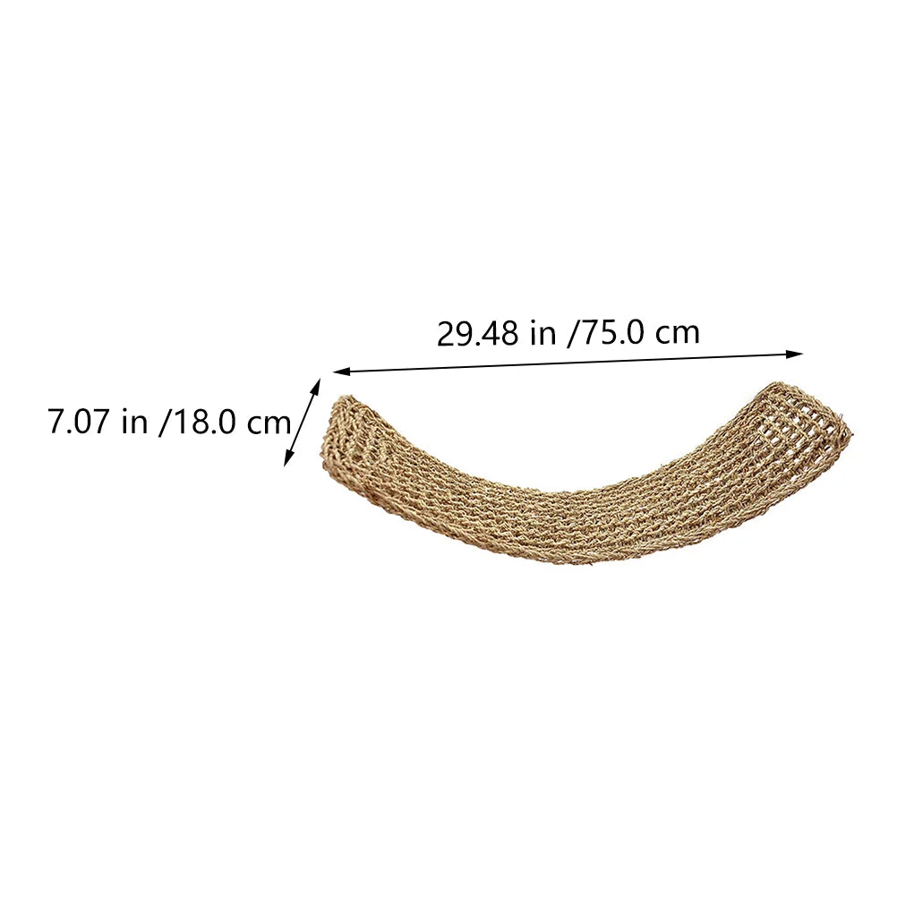 Small Parrot Lizard Hammock Pet Bearded Dragon Tank Accessories Seaweed Geckos Woven Mat