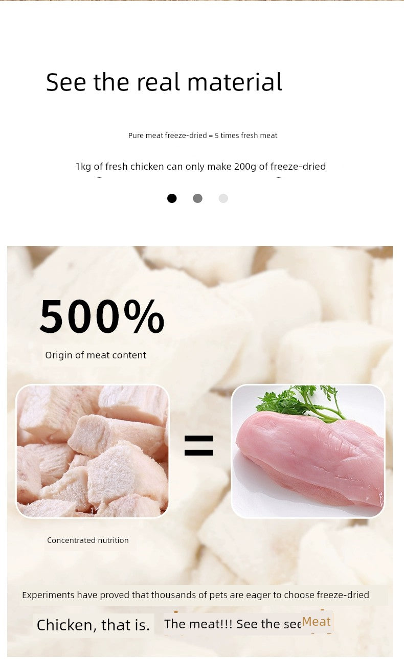Freeze-Dried Chicken Cat & Dog Snacks