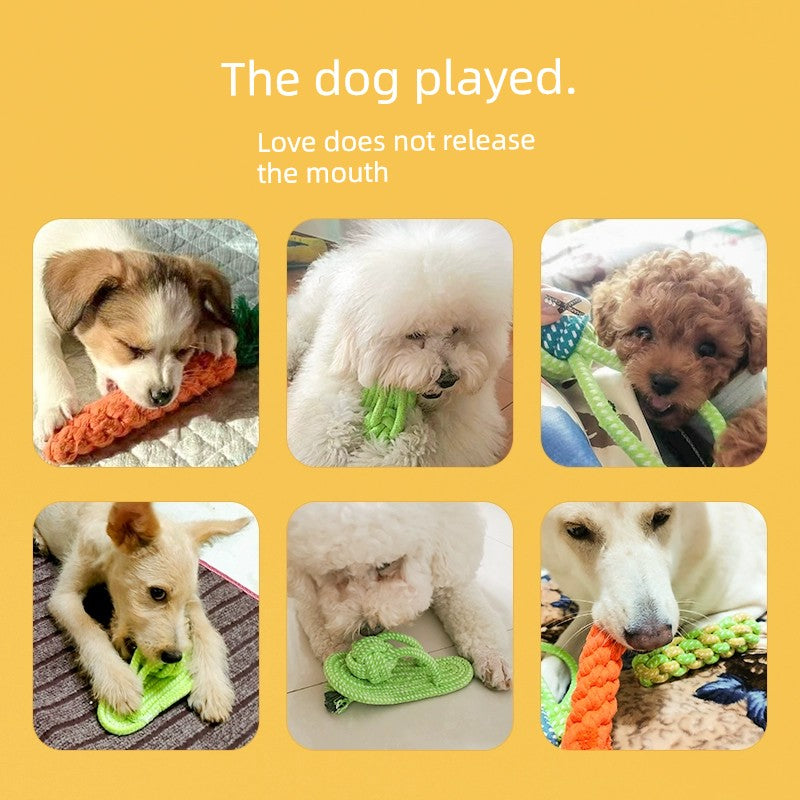 Knot Ball Labrador Border Collie Golden Retriever Tug of War Rope Dog