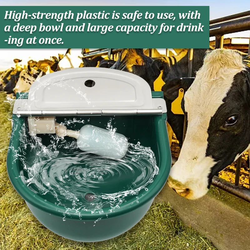 Livestock Cattle Goat Water Drinker Bowl Automatic Water Bowl Float Valve Cow Horse Drinking Bowl Farm Animal Feeding Eqipments