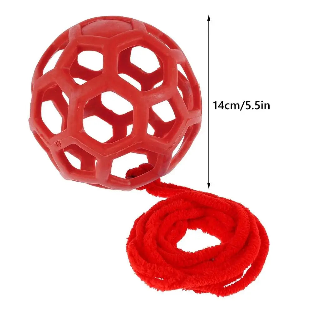 Multipurpose TPR Horse Treat Ball 5.5inch Red/Blue/Green Hanging Feeding Toy Soft Durable Horse Feeding Dispenser Sheep Goat