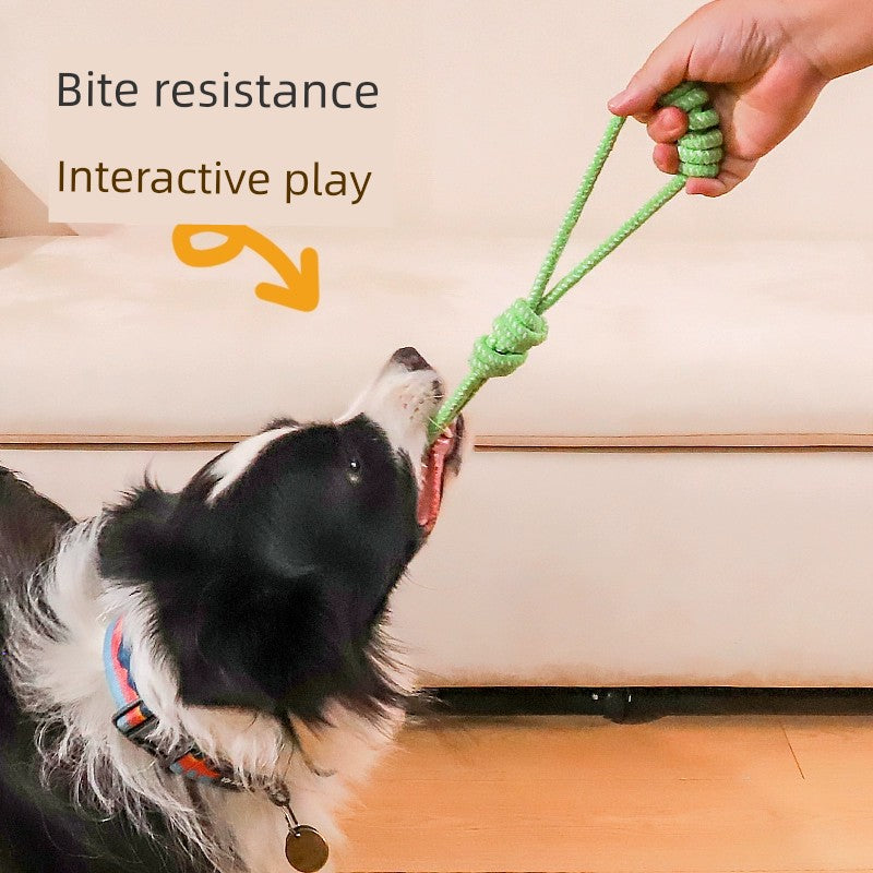 Knot Ball Labrador Border Collie Golden Retriever Tug of War Rope Dog