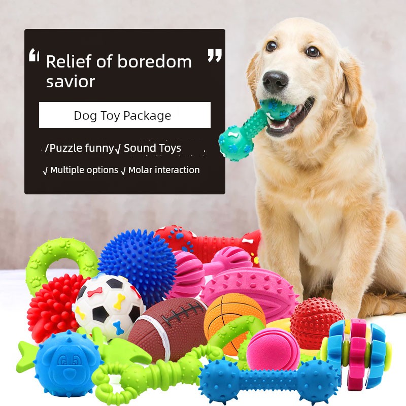 Bite-Resistant Vocalization Teddy Small Size Dogs Golden Retriever Relieving Stuffy Dog