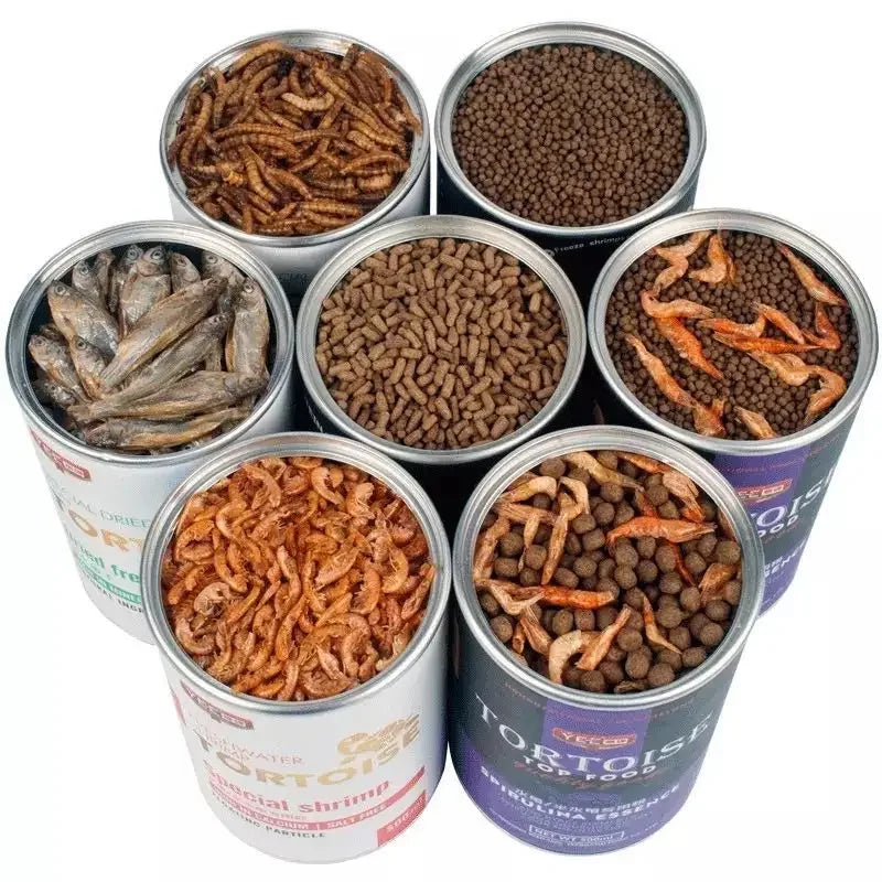 Turtle Tortoise Reptile Hamster Feed Dried Fish Shrimp Mealworm Bread Worm Aquarium Food