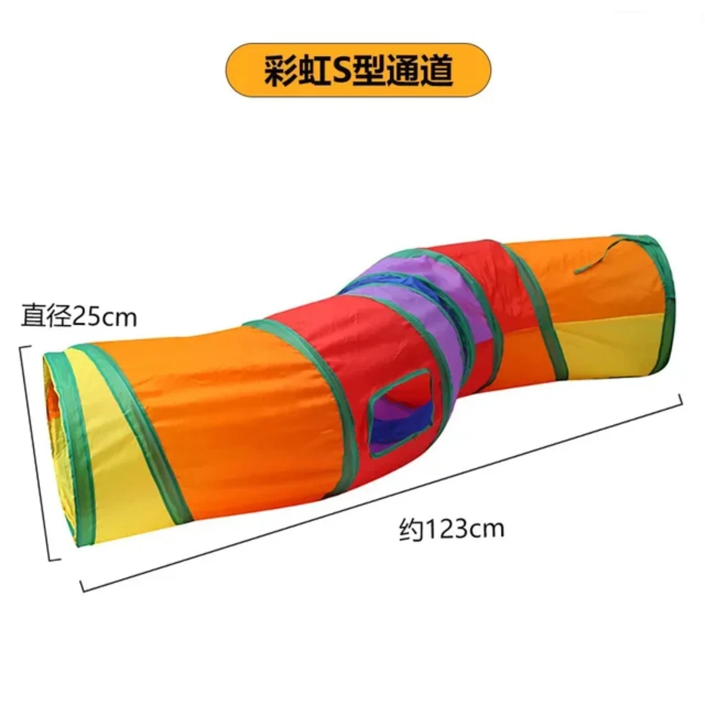 Foldable Cats Tunnel for Interactive Pet Training Fun - Kitty, Puppy, Kitten, and Rabbit Tube Toy to keep your pets entertained
