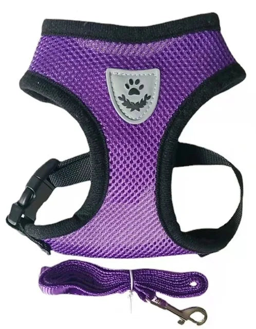 Adjustable Leash Reflective Harness