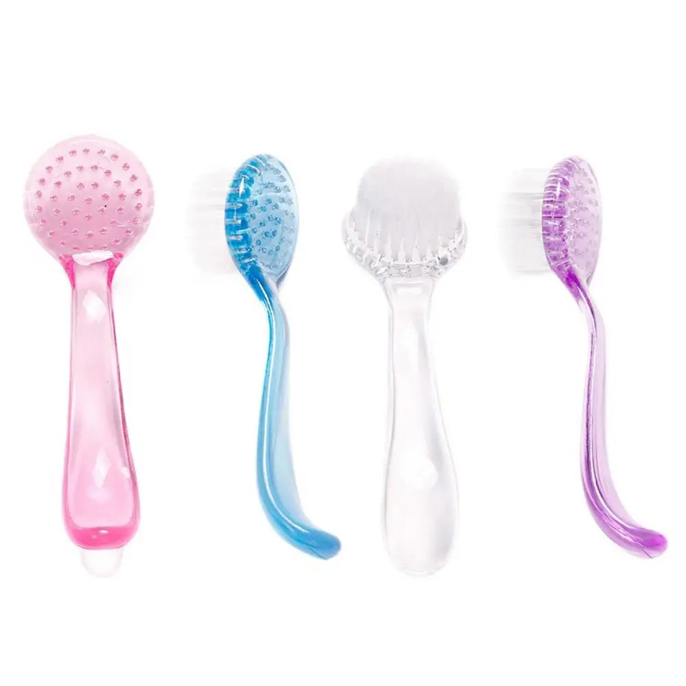 Long Hair Small Hamster Brush Plastic Round Head Guinea Pig Massage Combs Soft Bath Mini Brush Golden Bear Cleaning Comb